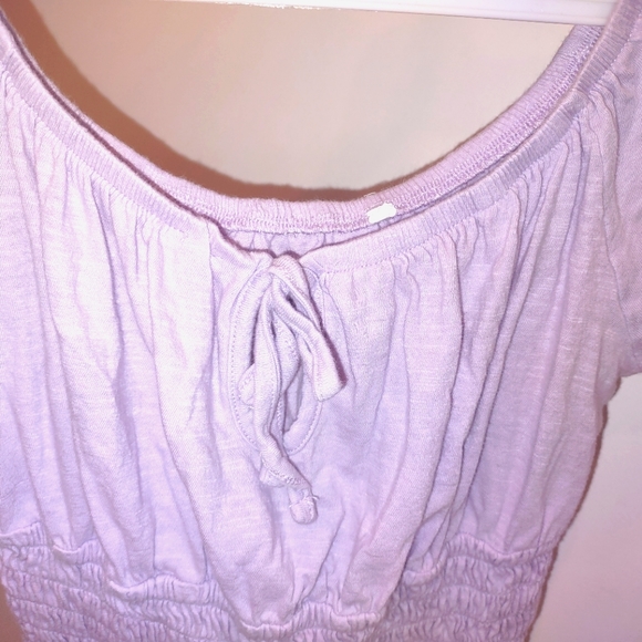 Smocked Cap Sleeve Crop Top - Picture 5 of 10